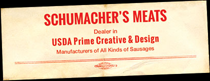 Schumacher's Meats Label