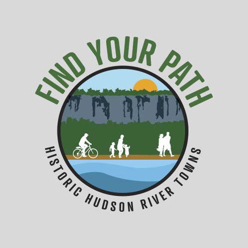 Brand identity for Historic Hudson River Towns Find Your Path initiative