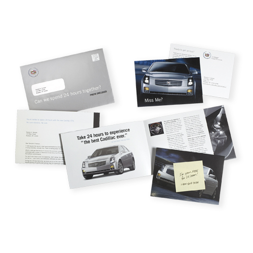 Cadillac Direct Mail Package